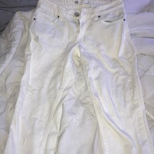 White jeans